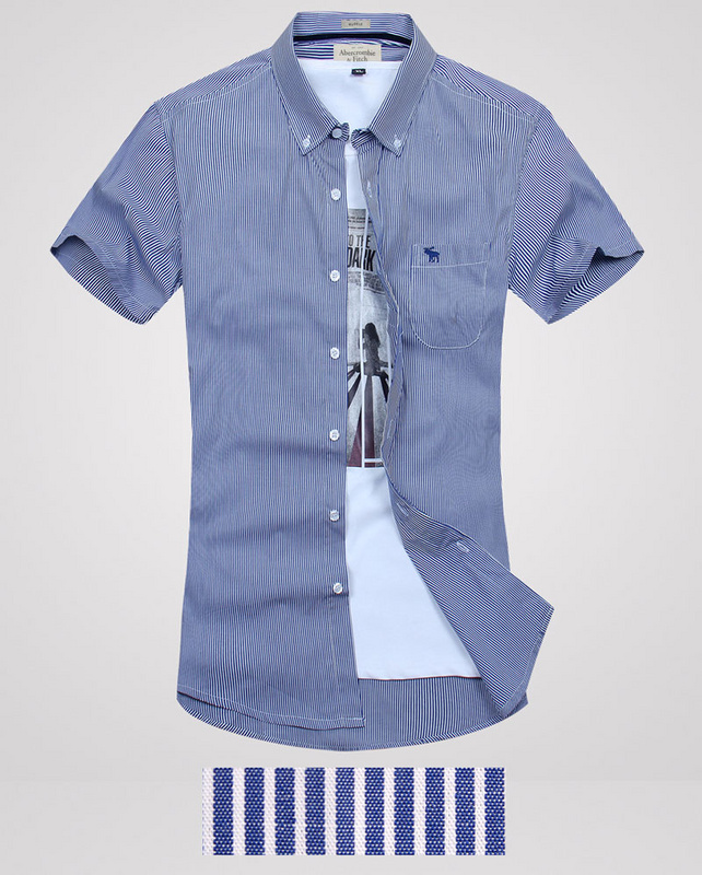 Nueva Abercrombie Fitch Hombres Algodón camiseta de verano AF6864